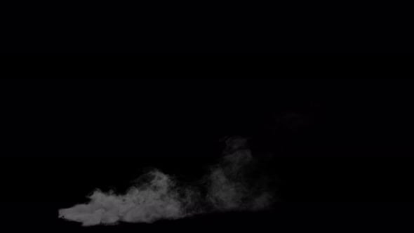 Smoke rising slowly on transparent background, Backgrounds Motion ...