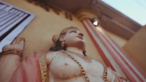 Indian God Idol outside the temple