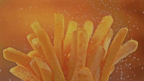 Food fry 4K