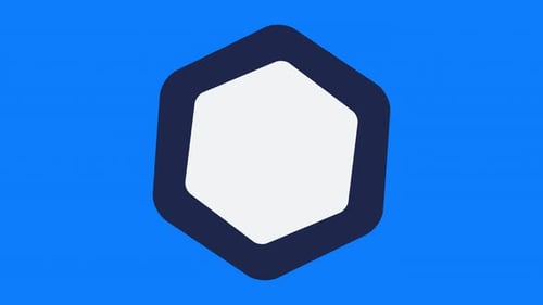 Hexagon transition background
