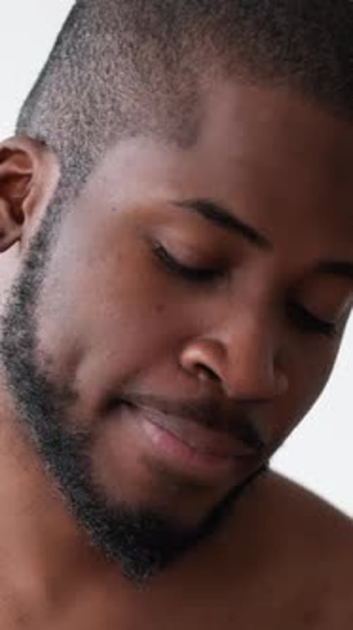 Portrait of Bearded Man Smiling
