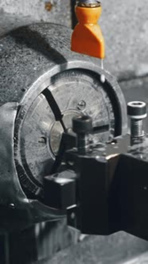 High precision cnc machine shaping metal part in industry