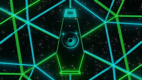 Sound-Lautsprecher in Space Loop