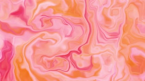 Abstract Background with Swirling Pink, Orange, and Red Colors
