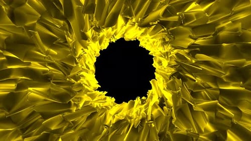 abstract yellow color vortex tunnel background