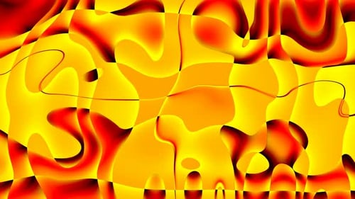 Abstract Fluid Organic Shapes Seamless Loop Motion Background