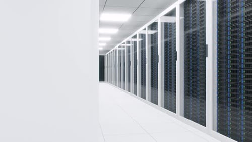 Serverraum im Rechenzentrum