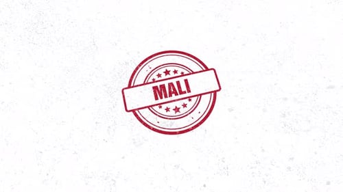 Tampon en caoutchouc du Mali