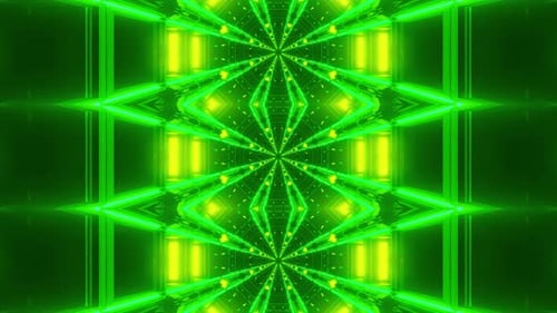 Rotating Particle Glow Vortex Tunnel