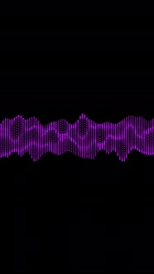 Dynamic Geometric Audio Equalizer Waveform Loop