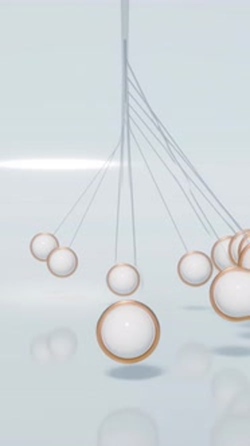 3D-Animation mit Pendelkugelschleife