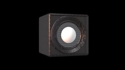 3D Rotating Speaker with Pulsating Diaphragm