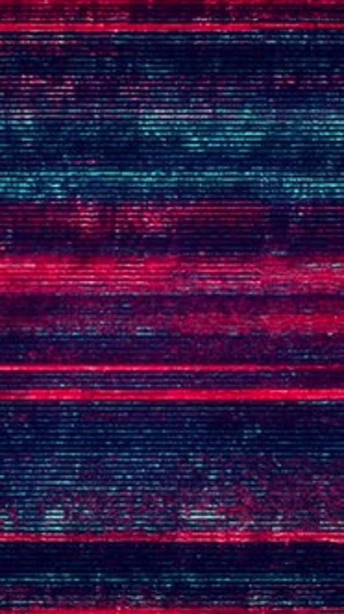 Tv Noise Cyber Glitch Distortion Cyberpunk Style For Social Media