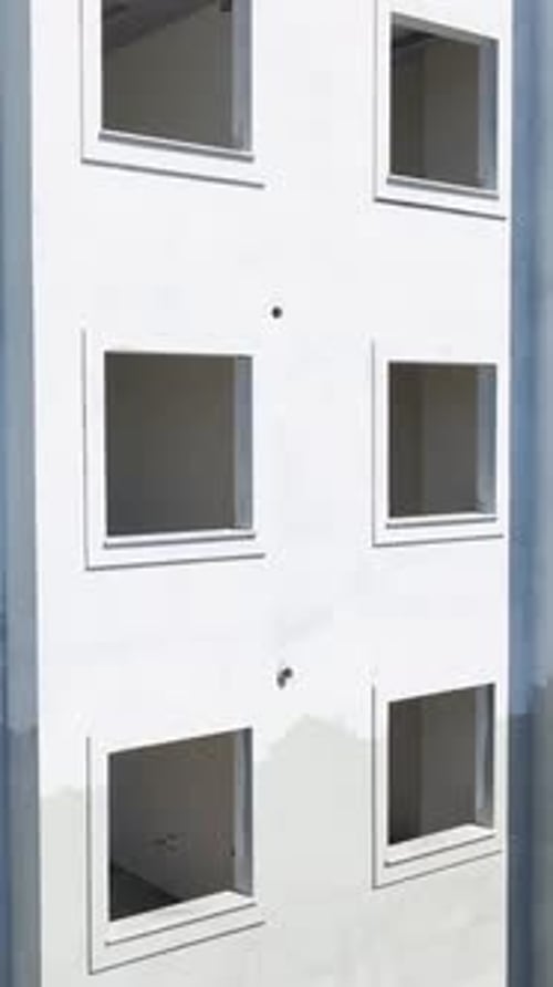 Vídeo vertical: La construcción reveló imágenes aéreas del sitio abierto