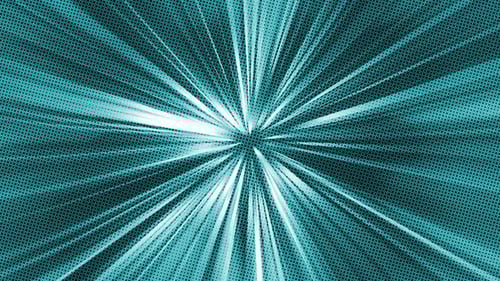 Halftone Light Burst Comic Book Style Background