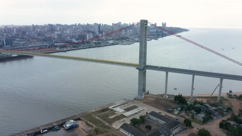 Drone Footage Mozambique new bridge
