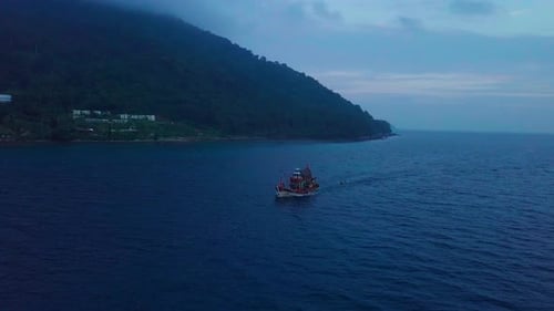 Vista aérea de las islas Perhentian, Malasia