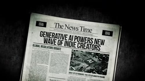 Generative KI unterstützt eine neue Welle von Schlagzeilentiteln in Zeitungen von Indie-Creators