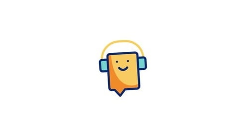 Animated Modern Audio Chat Icon