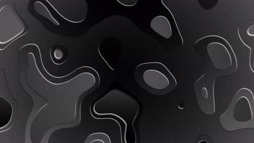 Abstract Dark Deformed Shape