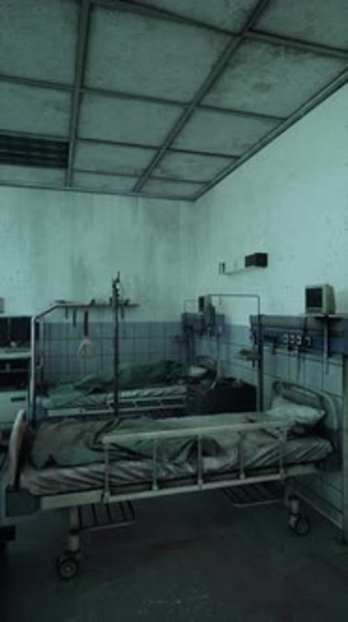 Exploring the Eerie Abandoned Halls of an Old Hospital Filled with Memories