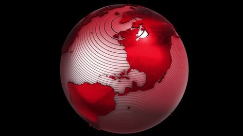 Animación 3D Globe Loop para News V15