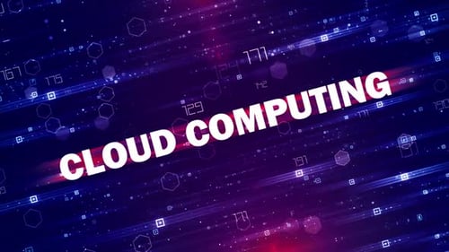 Cloud Computing Tech Background