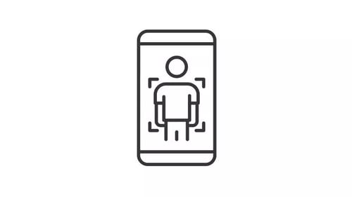 Virtual try on line animation