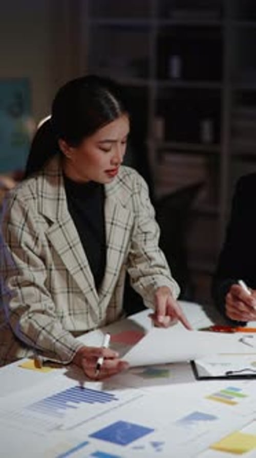 Group of teamwork businessman working and brainstorming in office