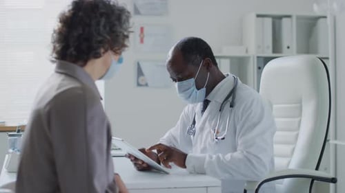 Female Patient at Doctors Appointment