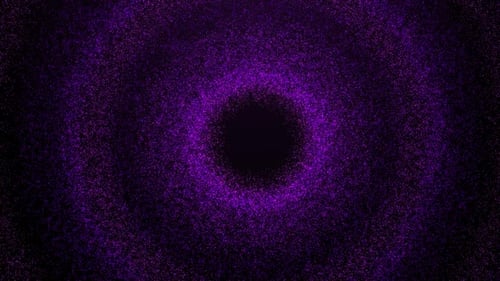 Purple Circular Particles