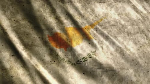 Flagge Zyperns Grunge