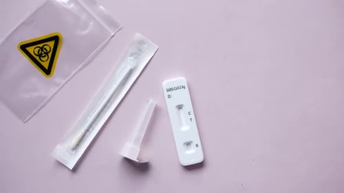Covid Test Kit with Swab and Cartridge