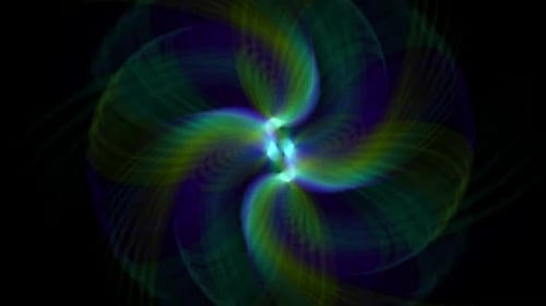 Abstract Flowing Luminous Swirl Pattern Background