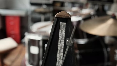 Mechanical Metronome in Studio