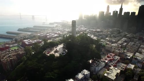 San Francisco Skyline Aerial View