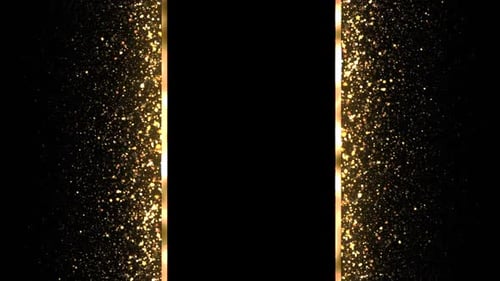 holiday golden particles background