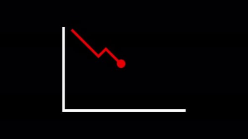 Stock Market Down Arrow