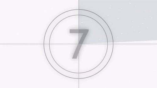 Retro Film Leader Countdown Opener