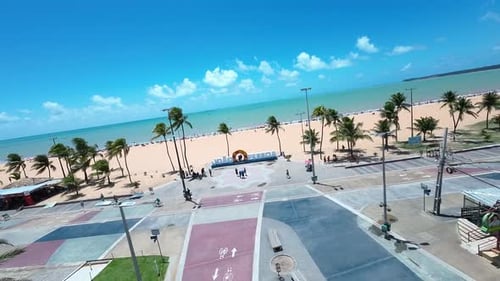 Centro da cidade de João Pessoa, estado da Paraíba, no nordeste do Brasil. Local turístico.