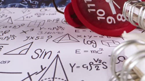 Science Calculation Physics Math And Chemisrty Formulas Background 36