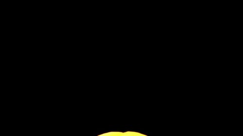 Fire and Flame Explosion at Black Background