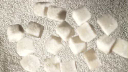Pieces of Sugar Fall Down