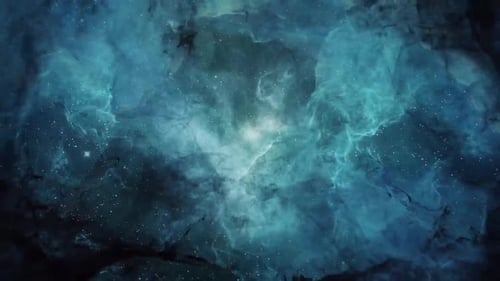 Abstract Cosmic Nebula Cloud Background Animation Loop