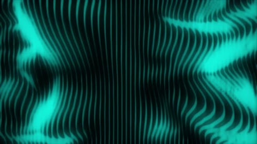 Abstract Digital Waveform Glowing Lines Seamless Loop