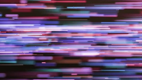 Collection Glamour : deux anneaux multicolores concentriques qui s'étendent et se contractent au centre sur un b foncé