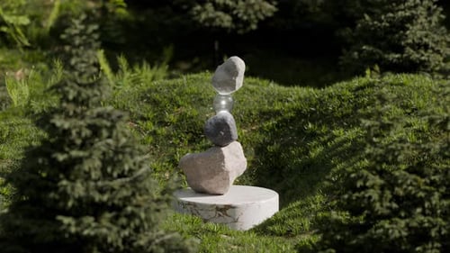 Surreal Balancing Loop 3D Animation