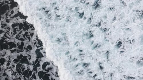 The Beautiful Dynamic Waves and Ocean Patterns As Captured From Above the Coastline