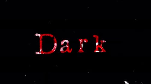 Dark Glitch Text with Dirty Noise