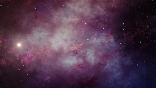 beautiful nebula animation in space ultra HD